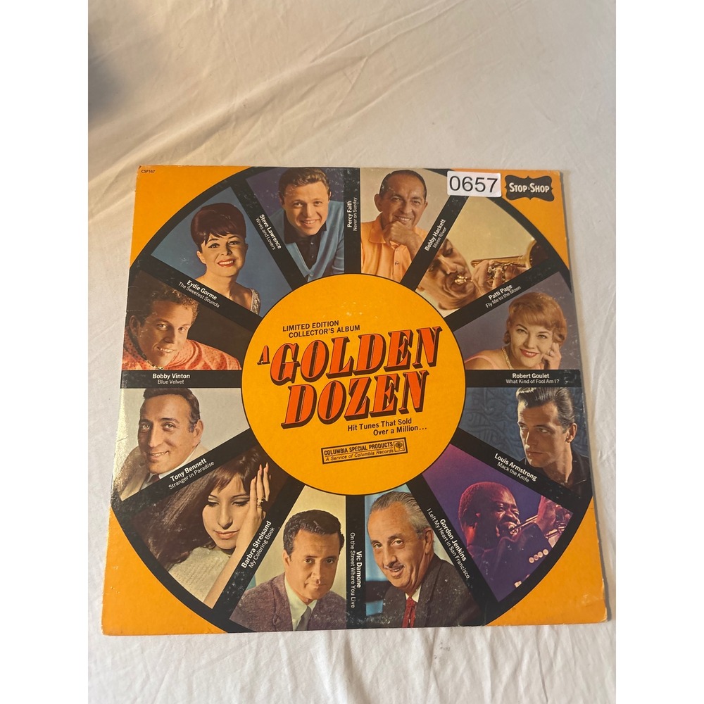 Columbia A Golden Dozen Vinyl LP Various Artists 12" Black Good Compilation 60s